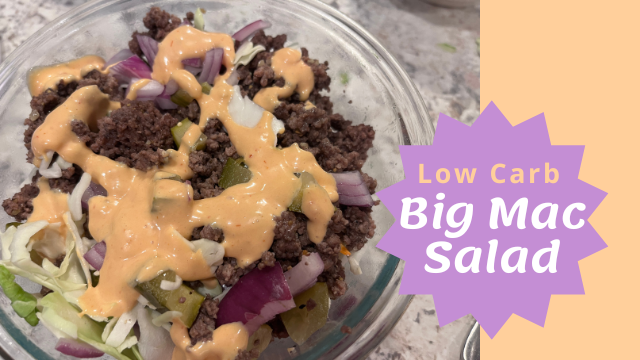 Low Carb Big Mac Salad