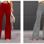 High-Waist Flare Pants