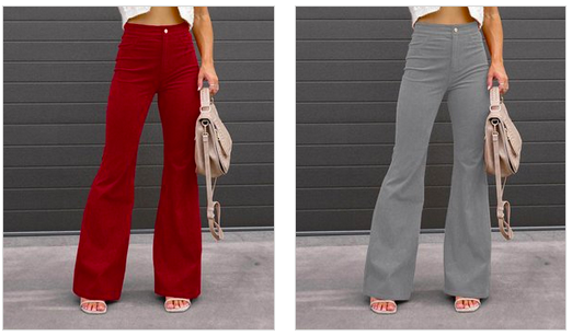 High-Waist Flare Pants