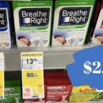 $2.99 Breathe Right Strips at Walgreens (reg. $13.99)