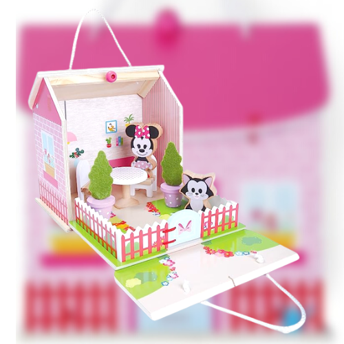 Just Play 8-Piece Minnie Mouse Carry Along House w/ Minnie Mouse & Figaro Block Figure $13.55 (Reg. $40) – LOWEST PRICE