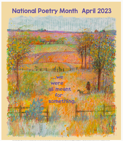 Free 2023 National Poetry Month Poster