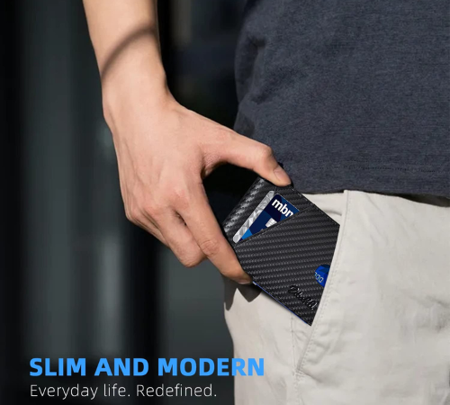 Slim RFID Wallets for Men $23.99 After Coupon (Reg. $34.99) – with ID Window and 12 Card Slots