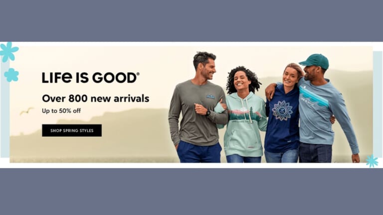 Life Is Good Deals Starting At $8.99