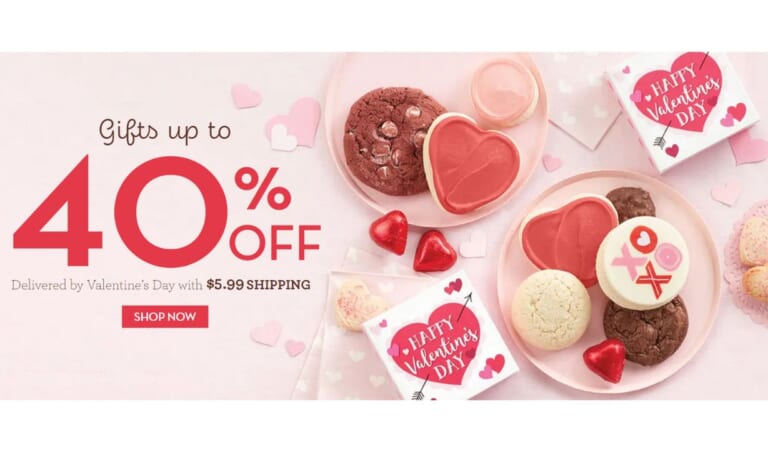 Cheryl’s Cookies | 40% Off + $5.99 Shipping For Arrival By 2/14