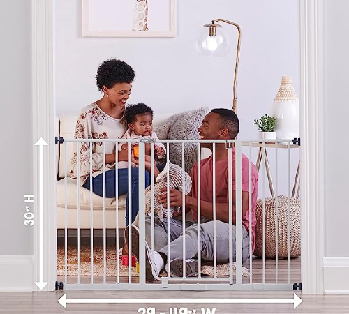 47-Inch Super Wide Walk Thru Baby Gate & Bonus Kit $40 Shipped Free (Reg. $45) – 23K+ FAB Ratings! – Includes 4-Inch and 12-Inch Extension Kit