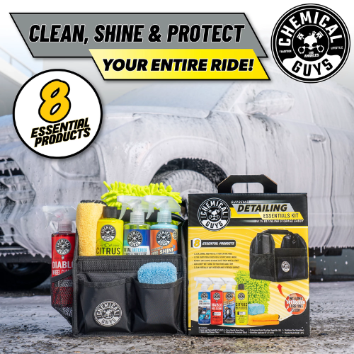 8-Piece Chemical Guys Supreme Detailing Essentials Kit $29 (Reg. $85) – For Car, Truck, or SUV Cleaning