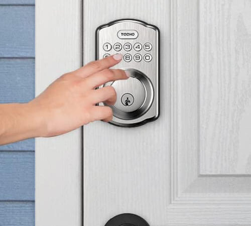 Keyless Entry Smart Door Lock with Keypad $29.99 After Code + Coupon (Reg. $40) + Free Shipping – IP54 Weatherproof, 3 Colors