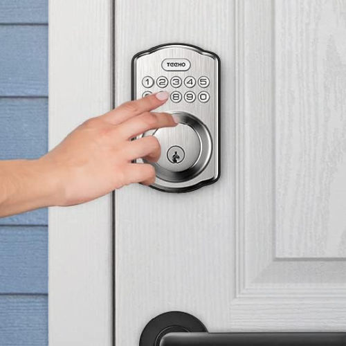 Keyless Entry Smart Door Lock with Keypad $29.99 After Code + Coupon (Reg. $40) + Free Shipping – IP54 Weatherproof, 3 Colors