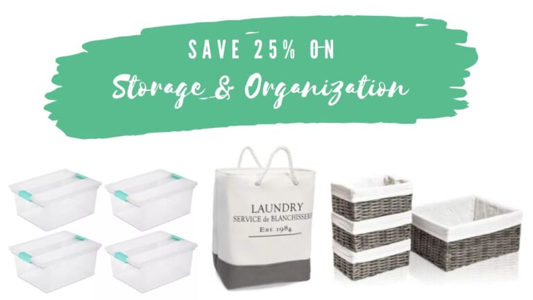 Storage & Organization 25% Off At Target