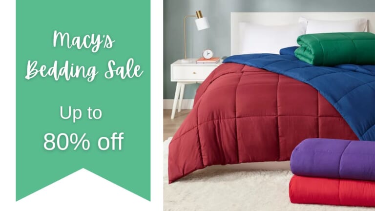 Macy’s Bedding Sale | Up To 80% Off