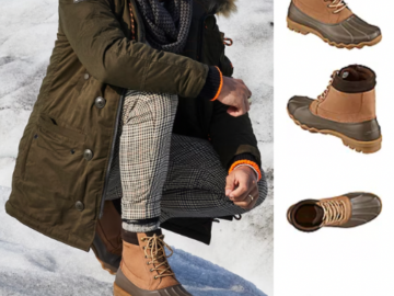 Sperry Men’s Brewster Waterproof Duck Boots $21.48 (Reg. $109.99)