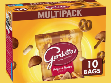 10-Pack Gardetto’s Original Recipe Snack Mix as low as $4.06 After Coupon (Reg. $10) + Free Shipping – 41¢/ 1.75 Oz Bag