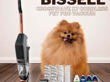 Today Only! BISSELL CrossWave X7 Cordless Pet Pro Vacuum $249.99 Shipped Free (Reg. $499.99)