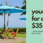 11-Foot Patio Umbrella With Tilt $35 Shipped (reg. $53)