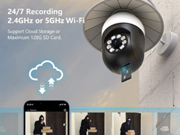 WiFi Pan/Tilt 1080p Light Bulb Security Camera $19.99 After Coupon (Reg. $100)