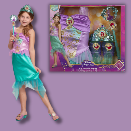 5-Piece Disney Princess Ariel Dress up Set $11.74 (Reg. $19.35) – FAB Gift Idea