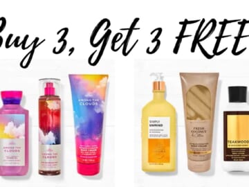 Bath & Body Works B3G3 Free Body Care Sale