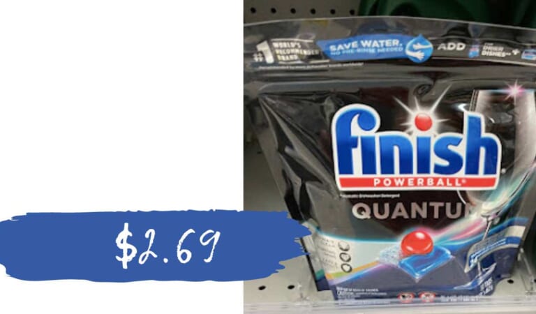 Finish Quantum Detergent 22ct. for $2.69 (reg. $7.19) at Target