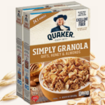 2-Pack Quaker Simply Granola Honey & Almond as low as $9.80 Shipped Free (Reg. $25.60) – $4.90/ 24.1 Oz Box