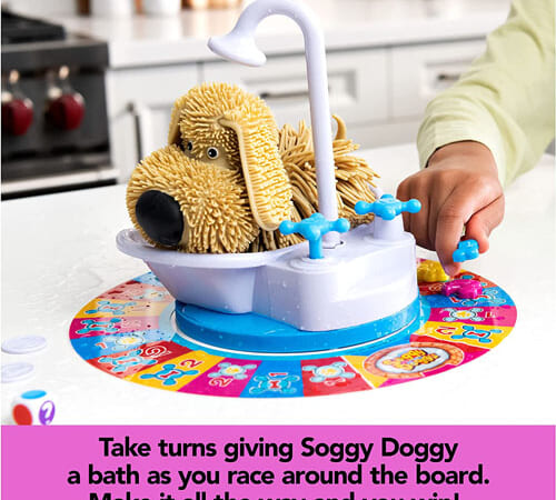 Soggy Doggy, The Showering Shaking Wet Dog $9.58 (Reg. $22) – Award-Winning Kids Game Board Game