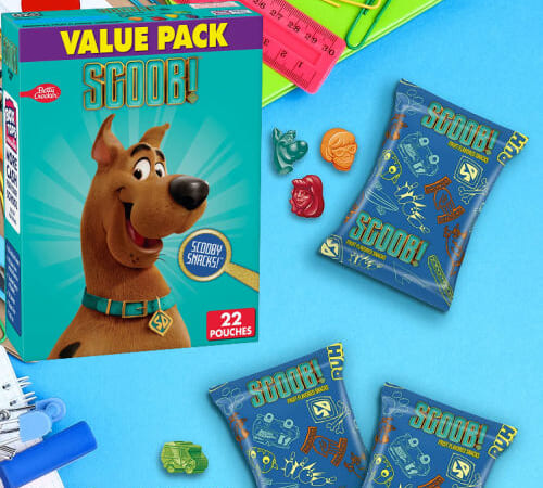 FOUR Boxes 22-Ct Scooby Doo Fruit Flavored Snacks Treat Pouches as low as $3.26 PER BOX After Coupon (Reg. $6) – $0.15/ Pouch + Free Shipping + Buy 4, save 5%