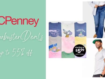 JCPenney | 55% Off Apparel For Everyone