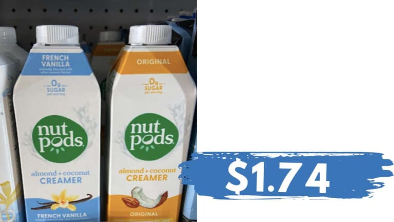 $1.74 Nutpods Dairy-Free Creamer (reg. $4.99)