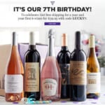 Get 6 Bottles of Wine $39.95 + Free Shipping For One Year!!