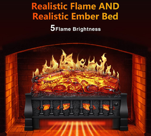 Today Only! Electric Fireplace Log Set Heater $83.99 Shipped Free (Reg. $119.99) – FAB Ratings!