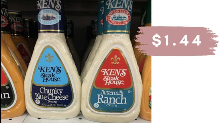 Ken’s Steak House Dressing Coupon | Makes it $1.44