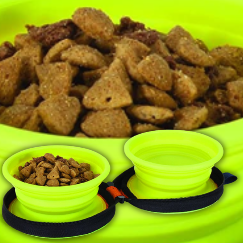 Petmate 1.5-Cup Silicone Duo Travel Bowl $7.44 (Reg. $19.99)