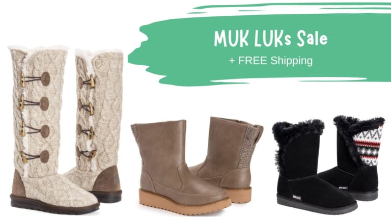 Muk Luks Women’s Boots $14 + FREE Shipping!!