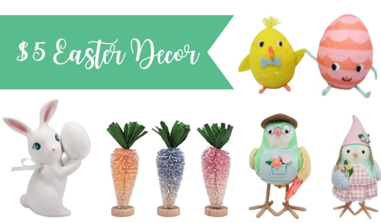 $5 Easter Decor and Basket Fillers at Target