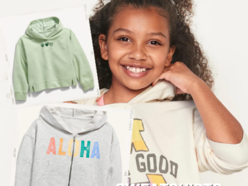 Today Only! Sweatshirts and Hoodies for Girls from $8.97 (Reg. $29.99) + for Boys, Men and Women!