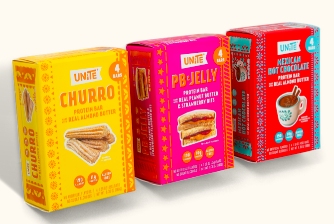 Free 4-Count Box of UNITE Protein Bars!