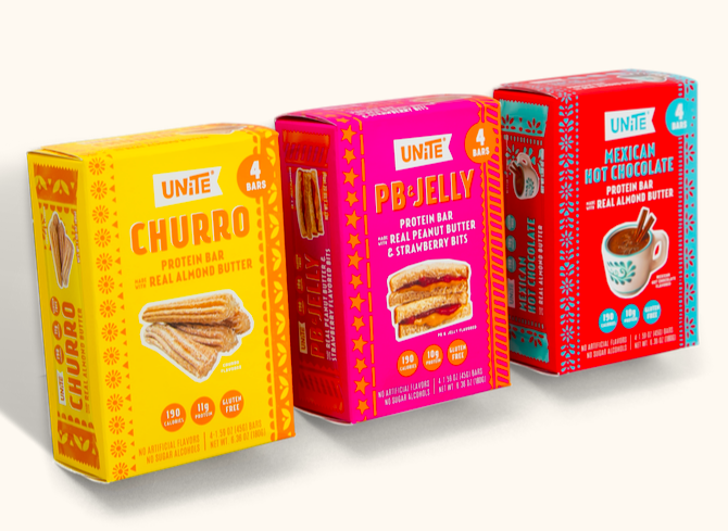 Free 4-Count Box of UNITE Protein Bars!