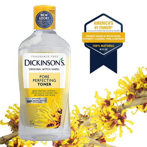 FOUR 16-Oz Dickinson’s Original Witch Hazel Pore Perfecting Toner as low as $2.79 EACH After Coupon (Reg. $8) + Free Shipping + Buy 4, save 5%