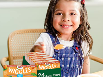 24-Count Dole Wiggles Orange Fruit Juice Gels as low as $13.25 After Coupon (Reg. $18) + Free Shipping – 55¢/ 4.3 oz Cup