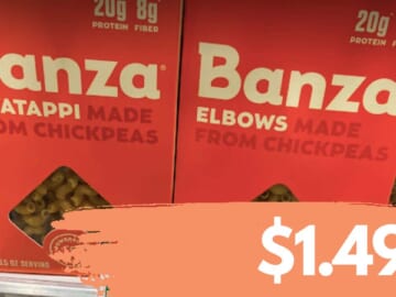 $1.49 Banza Pasta Made from Chickpeas