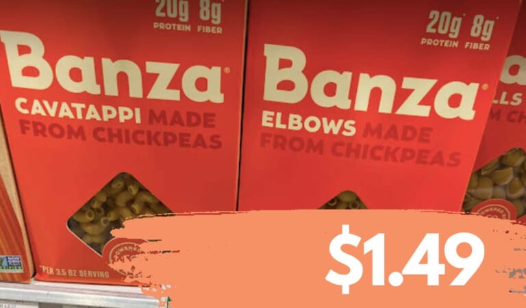 $1.49 Banza Pasta Made from Chickpeas