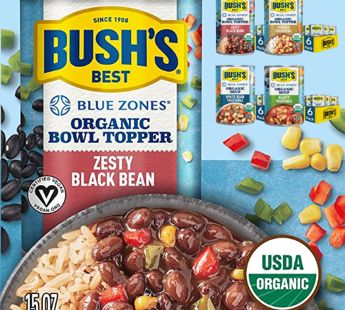 Save 15% on Bush’s Best Blue Zones Products $15.20 After Coupon (Reg. $17.88) – 4 Flavors!