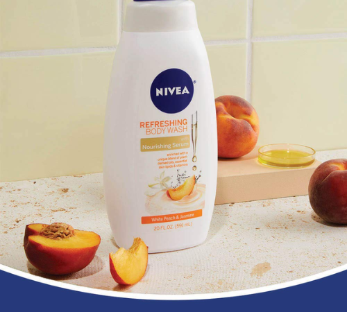 FOUR Bottles of NIVEA Body Wash with Nourishing Serum, 20 Oz as low as $3.72 EACH Bottle After Coupon (Reg. $8) + Free Shipping + Buy 4, Save 5% – White Peach & Jasmine or Coconut & Almond Milk