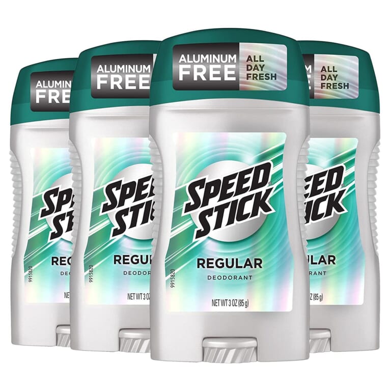 4 Pack of Speed Stick Men’s Deodorant, Regular as low as $4.54 After Coupon (Reg. $12) + Free Shipping – $1.14/3 Oz Stick