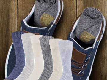 6 Pairs Gold Toe Assorted Color Men’s Crew Socks $6.60 (Reg. $22) – $1.10/Pair – FAB Ratings!