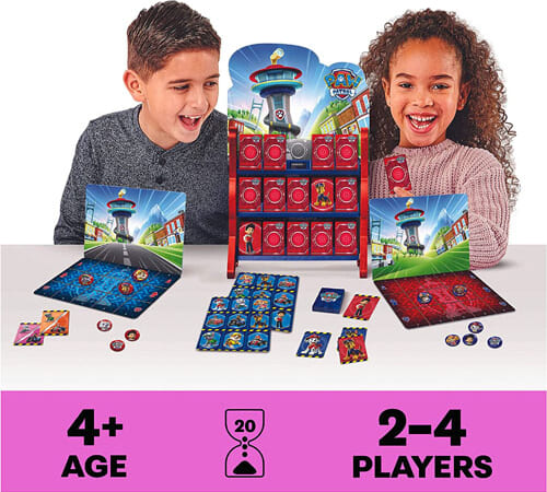 PAW Patrol, Games HQ Board Games for Kids $8.60 (Reg. $20) – Checkers, Tic Tac Toe, Memory Match, Bingo & More