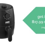 Highly Rated 2-Quart Air Fryer Only $18 (reg. $45) + Free Shipping