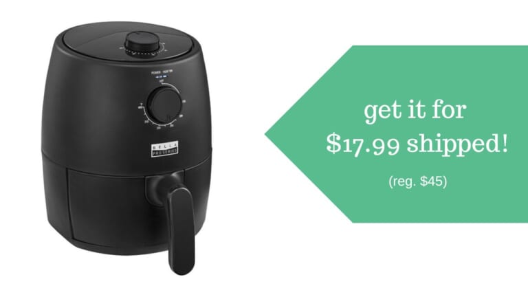 Highly Rated 2-Quart Air Fryer Only $18 (reg. $45) + Free Shipping