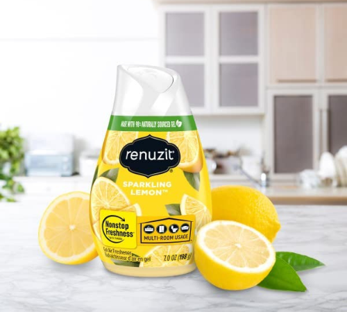 12-Count Renuzit Adjustable Solid Gel Air Freshener Cone, Sparkling Lemon as low as $10.84 After Coupon (Reg. $15.49) + Free Shipping – 90¢/7 oz Cone