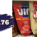 Jif Squeeze Peanut Butter for $1.76 with Stacking Mobile Deals